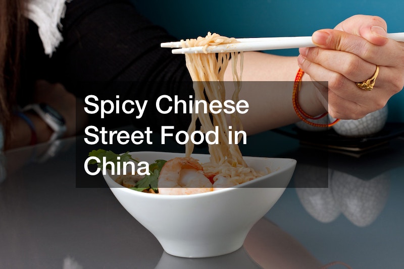 Spicy Chinese Street Food in China